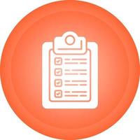 Checklist Vector Icon