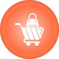 icono de vector de carrito de compras