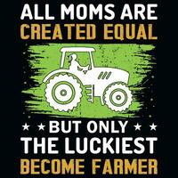 Farmer graphics tshirt design vector