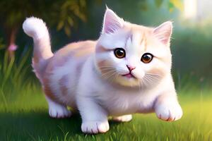 Cute Chubby Cat, photo