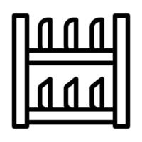 Dish Rack Icon Design vector