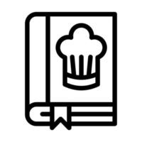 cocinero libro icono diseño vector