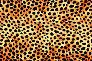 leopardo textura patrón, generativo ai foto