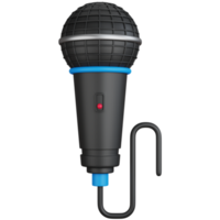 3d icône illustration chanteur microphone png