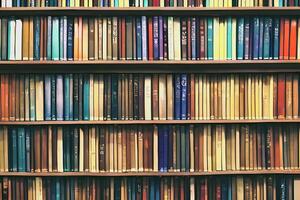 Bookshelf Background, aesthetic photo