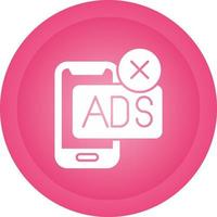 AD Block Vector Icon