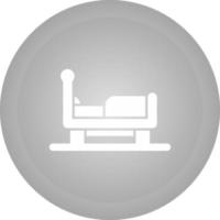 icono de vector de cama