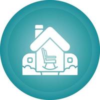 Retirement Home Vector Icon