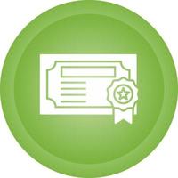 Certificate Vector Icon