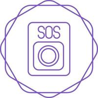 Sos Vector Icon