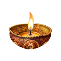 Diwali diya festival nel India oro Deepavali lampada png