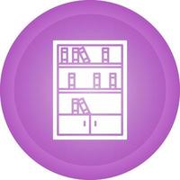 Books Shelf Vector Icon