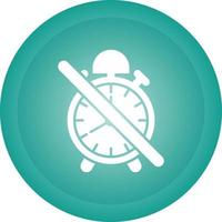 No Alarm Vector Icon