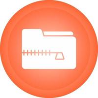 Zip File Vector Icon