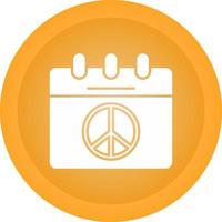 Peace Calendar Vector Icon