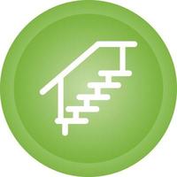 icono de vector de escaleras