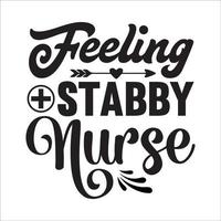 enfermero citar tipografía diseño para camiseta, tarjetas, marco obra de arte, phome casos, bolsas, tazas, pegatinas, vasos, impresión etc. vector