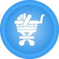 Baby Carriage Vector Icon