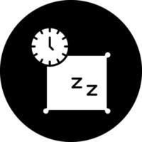 siesta vector icono estilo