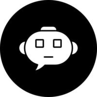 chatbot vector icono estilo