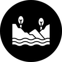 Lake Vector Icon Style