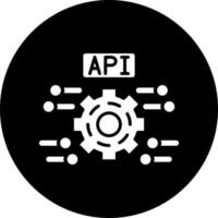 api vector icono estilo