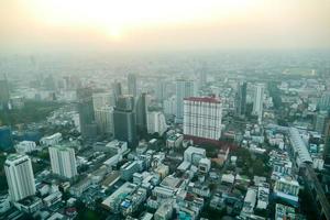 Buildings in the city photo