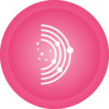 icono de vector de galaxia