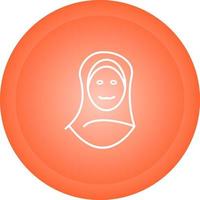 Islamic Woman Vector Icon