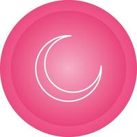 New Moon Vector Icon