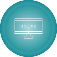Math in Computer Vector Icon