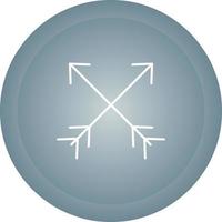 Two Arrows Vector Icon