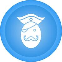 Pirate in Hat Vector Icon