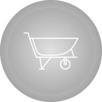 Cement Trolley Vector Icon