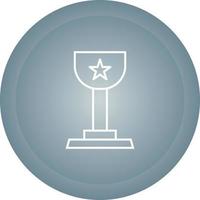 icono de vector de trofeo de copa