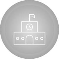 School building Vector Icon