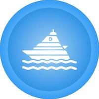 Yacht Vector Icon