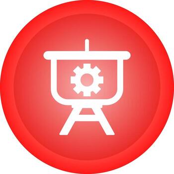 Setting Presentation Vector Icon