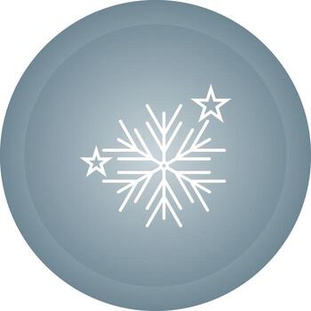 icono de vector de copos de nieve