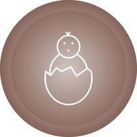 Hatched Egg Vector Icon