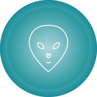 Alien Face Vector Icon