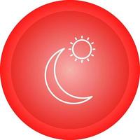 Sun and Planets Vector Icon