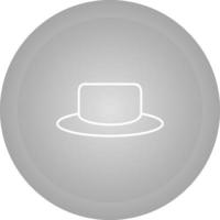 icono de vector de sombrero