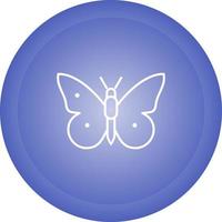 icono de vector de vuelo de mariposa