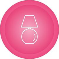 Table Lamp Vector Icon