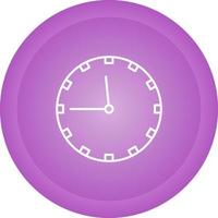 icono de vector de reloj de pared