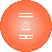 Upload From Phone Vector Icon