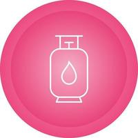 Gas Cylinder Vector Icon