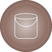 Sand bucket Vector Icon