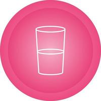 Water Glasses Vector Icon